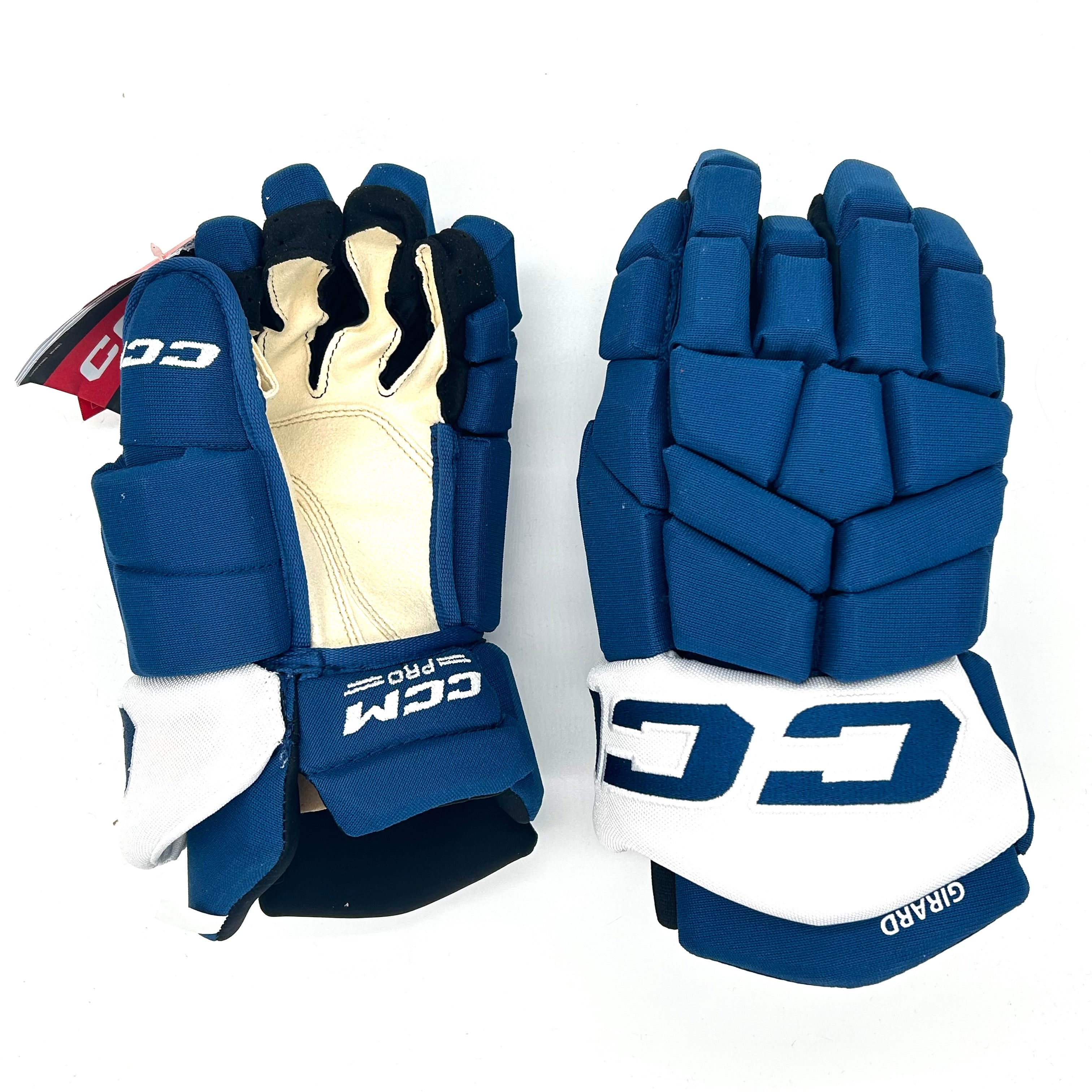 CCM HGTK - Gant NHL Pro Stock - Samuel Girard (Bleu/Blanc)